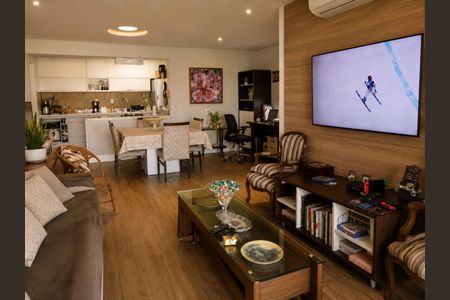 Sala de apartamento à venda com 3 quartos, 110m² em Alphaville, Santana de Parnaíba