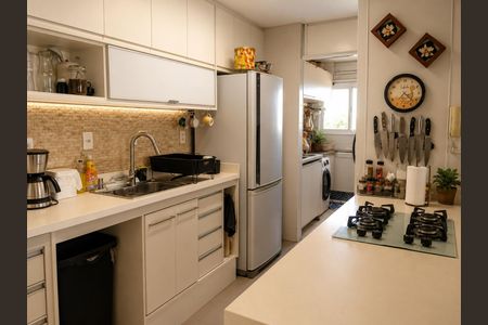 Cozinha de apartamento à venda com 3 quartos, 110m² em Alphaville, Santana de Parnaíba
