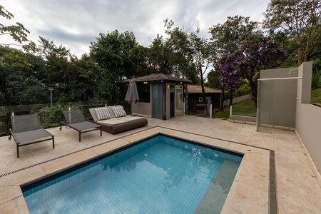 Piscina de casa de condomínio à venda com 4 quartos, 2117m² em Passárgada, Nova Lima
