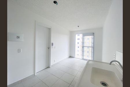 Sala/Cozinha de apartamento à venda com 1 quarto, 26m² em Várzea da Barra Funda, São Paulo