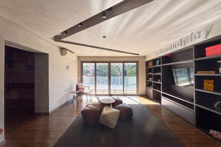 sala de relaxamento de kitnet/studio para alugar com 1 quarto, 20m² em Pinheiros, São Paulo