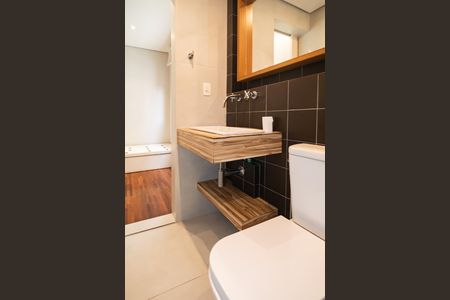Apartamento para alugar com 76m², 2 quartos e 1 vagaBanheiro Quarto 1 - Suíte