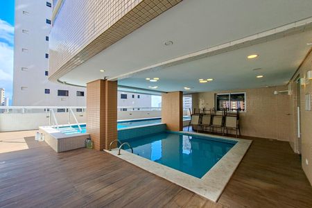 Área comum - Piscina de apartamento para alugar com 2 quartos, 106m² em Aviação, Praia Grande
