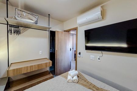 Quarto 1 - Suíte de apartamento para alugar com 1 quarto, 24m² em Vila Nova Conceição, São Paulo