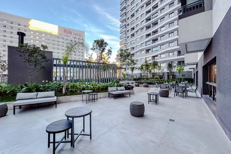 Área comum de apartamento para alugar com 1 quarto, 24m² em Vila Nova Conceição, São Paulo