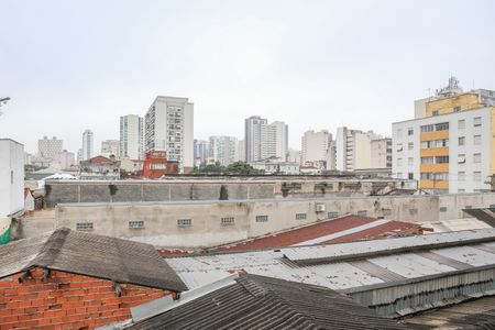 Vista da Sala e Cozinha de apartamento à venda com 2 quartos, 35m² em Barra Funda, São Paulo