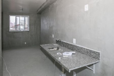 Sala e Cozinha de apartamento à venda com 2 quartos, 35m² em Barra Funda, São Paulo