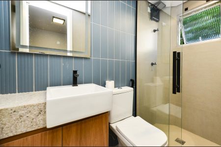 Banheiro Suíte  de apartamento para alugar com 3 quartos, 80m² em Colégio Batista, Belo Horizonte