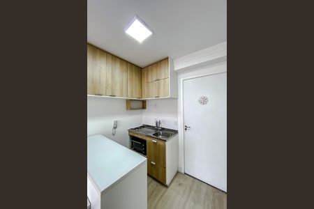 Cozinha de apartamento para alugar com 1 quarto, 32m² em Belenzinho, São Paulo