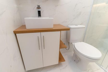 Casa para alugar com 26m², 1 quarto e sem vaga Casa para alugar com 26m², 1 quarto e sem vagaBanheiro da Suíte