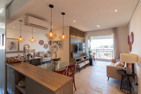 Sala de apartamento à venda com 2 quartos, 60m² em Vila Gomes, São Paulo