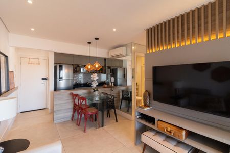 Sala de apartamento à venda com 2 quartos, 60m² em Vila Gomes, São Paulo