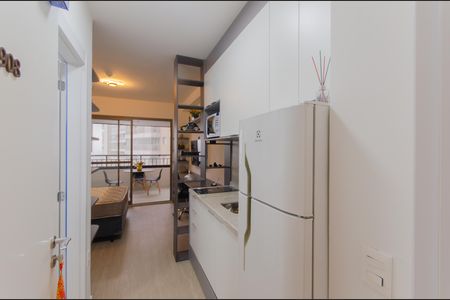 Cozinha de kitnet/studio para alugar com 1 quarto, 28m² em Ipiranga, São Paulo