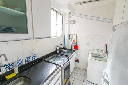 Cozinha/ area de serviço de apartamento para alugar com 2 quartos, 43m² em Juliana, Belo Horizonte