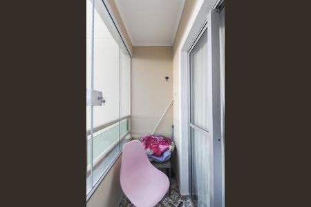 Varanda da Sala de apartamento à venda com 2 quartos, 52m² em Vila Raquel, São Paulo