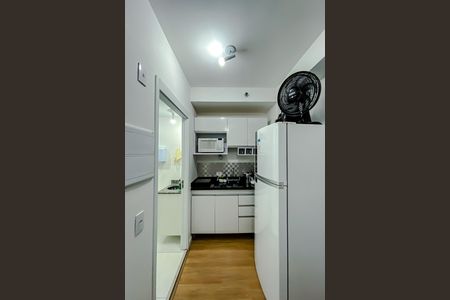 Cozinha de kitnet/studio para alugar com 1 quarto, 25m² em Belenzinho, São Paulo