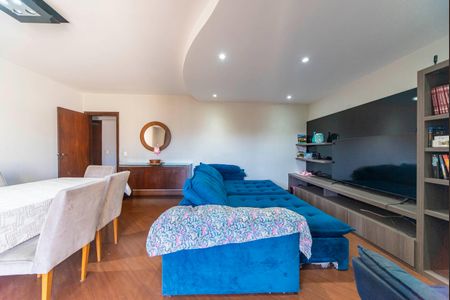 Sala de apartamento à venda com 3 quartos, 148m² em Vila Alzira, Santo André