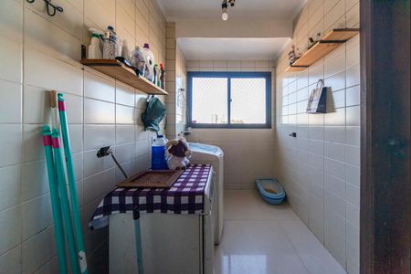 Área de Serviço de apartamento à venda com 3 quartos, 148m² em Vila Alzira, Santo André