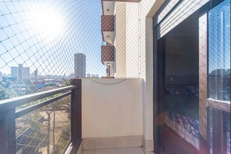 Varanda do Quarto 3 de apartamento à venda com 3 quartos, 148m² em Vila Alzira, Santo André