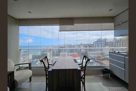 Varanda gourmet de kitnet/studio para alugar com 1 quarto, 41m² em Pituba, Salvador