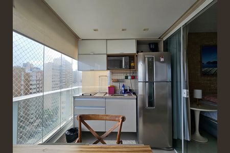 Varanda gourmet de kitnet/studio para alugar com 1 quarto, 41m² em Pituba, Salvador