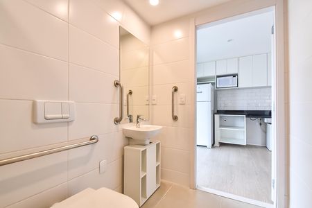 Studio para alugar com 44m², 1 quarto e sem vagaBanheiro