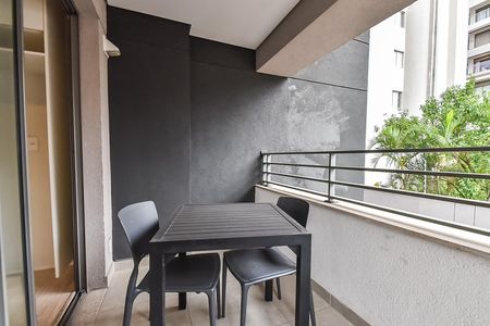Studio para alugar com 41m², 1 quarto e sem vagaVaranda