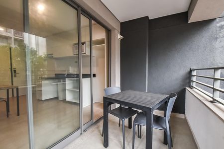 Studio para alugar com 41m², 1 quarto e sem vagaVaranda