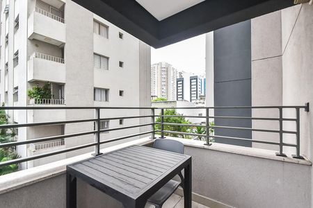Studio para alugar com 29m², 1 quarto e sem vagaVaranda