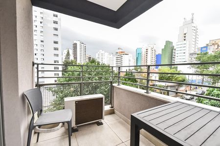 Studio para alugar com 29m², 1 quarto e sem vagaVaranda