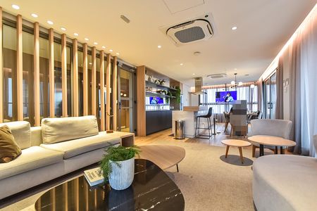 Apartamento para alugar com 31m², 1 quarto e sem vagaÁrea comum - Salão de festas