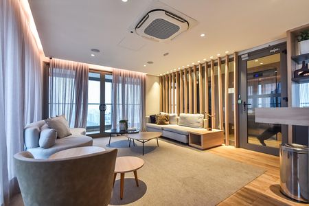 Apartamento para alugar com 31m², 1 quarto e sem vagaÁrea comum - Salão de festas