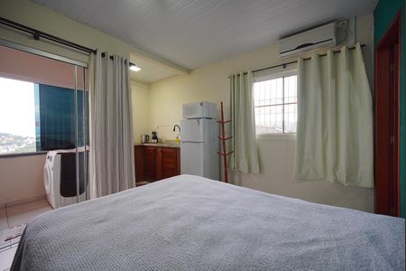 Sala/Cozinha/Quarto de kitnet/studio para alugar com 1 quarto, 30m² em Saco Grande, Florianópolis