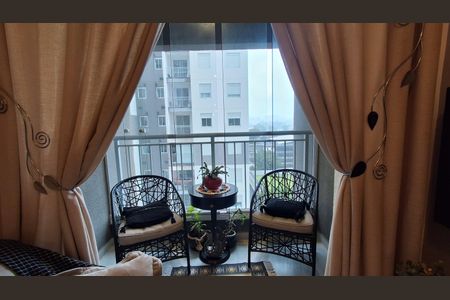 Varanda de apartamento à venda com 2 quartos, 52m² em Rudge Ramos, São Bernardo do Campo