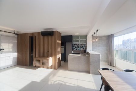 sala de apartamento para alugar com 1 quarto, 56m² em Vila da Serra, Nova Lima