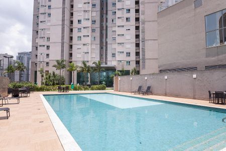 Área comum - Piscina de apartamento para alugar com 1 quarto, 56m² em Vila da Serra, Nova Lima