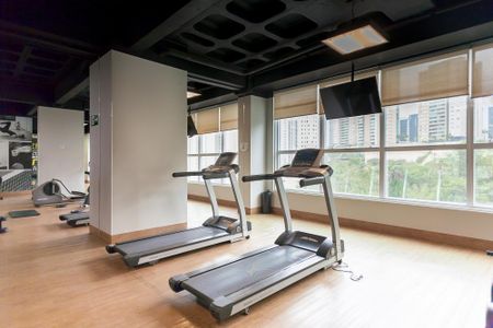 Área comum - Academia de apartamento para alugar com 1 quarto, 56m² em Vila da Serra, Nova Lima