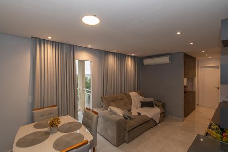 Sala de Estar/Jantar  de apartamento para alugar com 3 quartos, 66m² em Parque Euclides Miranda, Sumaré