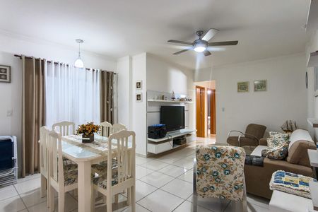 Sala de apartamento para alugar com 3 quartos, 104m² em Canto do Forte, Praia Grande