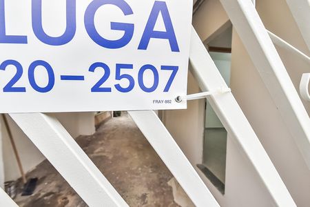 Studio para alugar com 25m², 1 quarto e sem vaga Studio para alugar com 25m², 1 quarto e sem vagaPlaca