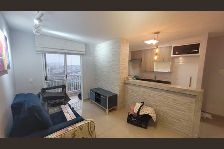 Sala de apartamento à venda com 2 quartos, 64m² em Vila Paulo Silas, São Paulo