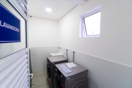 Área comum - Lavanderia de apartamento para alugar com 1 quarto, 26m² em Jardim Oriental, São Paulo