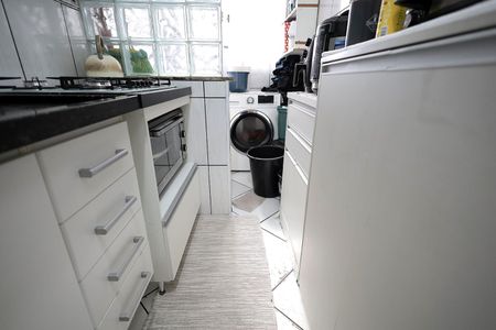 Cozinha de apartamento à venda com 2 quartos, 50m² em Vila Metalúrgica, Santo André