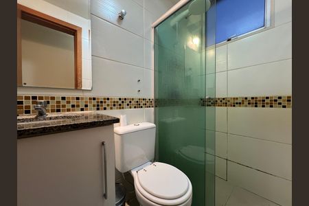 Banheiro Social de apartamento à venda com 2 quartos, 66m² em Serrano, Belo Horizonte