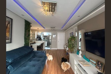 Sala de apartamento à venda com 3 quartos, 76m² em Marechal Rondon, Canoas
