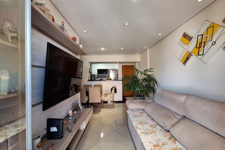 Sala de apartamento à venda com 2 quartos, 63m² em Vila Príncipe de Gales, Santo André