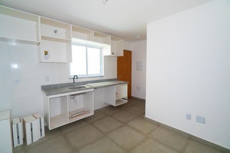 Sala/Cozinha de apartamento para alugar com 1 quarto, 25m² em Jardim Oriental, São Paulo
