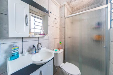 Banheiro de apartamento à venda com 2 quartos, 45m² em Vila Aquilino, Santo André