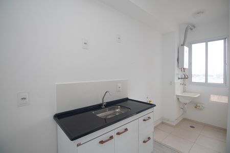 Apartamento para alugar com 36m², 2 quartos e 1 vagaCozinha e Área de Serviço