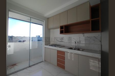 Cozinha de apartamento para alugar com 2 quartos, 56m² em Tubalina, Uberlândia